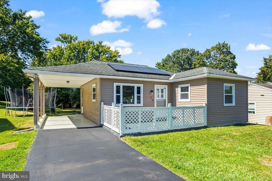 This updated 3-bedroom, 1-bathroom ranch home in the Hempfield School District is move-in ready and full of value. Recent updates include new flooring, a fully renovated kitchen with appliances, and a refreshed bathroom.

The basement has been drylocked and epoxied, offering the potential for finished living space. Solar panels have significantly reduced energy costs for the current owners, making this home both efficient and affordable.

Enjoy outdoor living with a spacious front and rear yard, plus the convenience of covered parking under the carport. This is the perfect blend of updates, location, and efficiency — schedule your showing today!