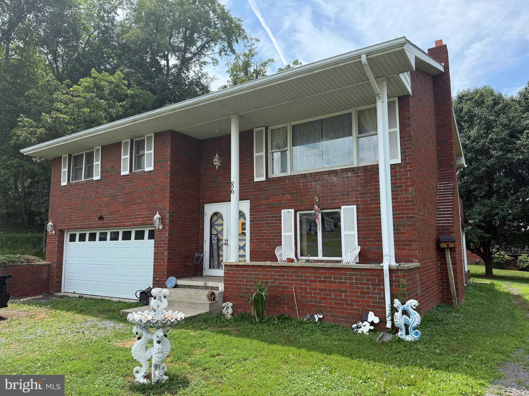 New listing
“Owner Must Sell to Avoid
Foreclosure!!”
Distress Sale! Total Brick 3 Bdrm, 2 ½ bath split foyer on 0.32 acre lot. Open floor plan Living/Dining and Kitchen area. Upgraded S.S. appliances convey. Mast. Bdrm w/ private ½ BA. Huge family RM feat. Woodstove insert/brick backing. Glass-lined sunroom w/ overhead deck that overlooks rear yard. 2-car garage (3/4 finished) w/ workbench. Separate Laundry Rm. New Arch. Roof! House in need of some flooring and TLC. 15 min drive to Romney or Cumberland. Gravel drvwy.