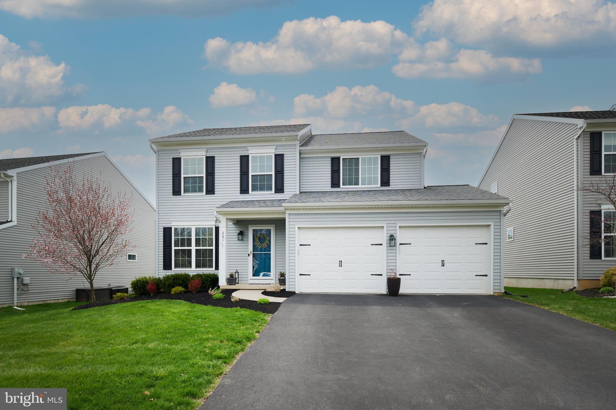Welcome to Your New Home in Bellefonte! Step into this beautiful 4-bedroom, 2.5-bath home in the sought-after Amberleigh Community, just 12 minutes from Penn State University and a short drive to the charming, historic downtown Bellefonte. Inside, you'll fall in love with the open-concept first floor, perfect for modern living. The kitchen features an oversized granite island with seating for three, a center sink, soft-close cabinetry, a gas stove, double ovens, and stainless steel appliances. A sunlit breakfast nook and cozy family room offer stunning backyard views through large picture windows, with a sliding door that leads to a composite deck, ideal for summer entertaining or al fresco dining. Also on the main floor is a versatile formal living room that can double as a dining area, home office, or playroom-you choose! A convenient half bath and mudroom off the attached 2-car garage make daily life a breeze. Upstairs, the spacious owner's suite includes his-and-hers closets and a full en suite with a double vanity and oversized shower. You'll also find three additional bedrooms, a second full bath, and a laundry room (washer and dryer included!) all on this level. The finished basement adds over 500 square feet of additional living space, complete with an egress window and a large storage closet with a stylish sliding barn door. The Amberleigh Community offers great amenities including a playground, basketball court, and scenic walking trails, perfect for outdoor fun and relaxation.