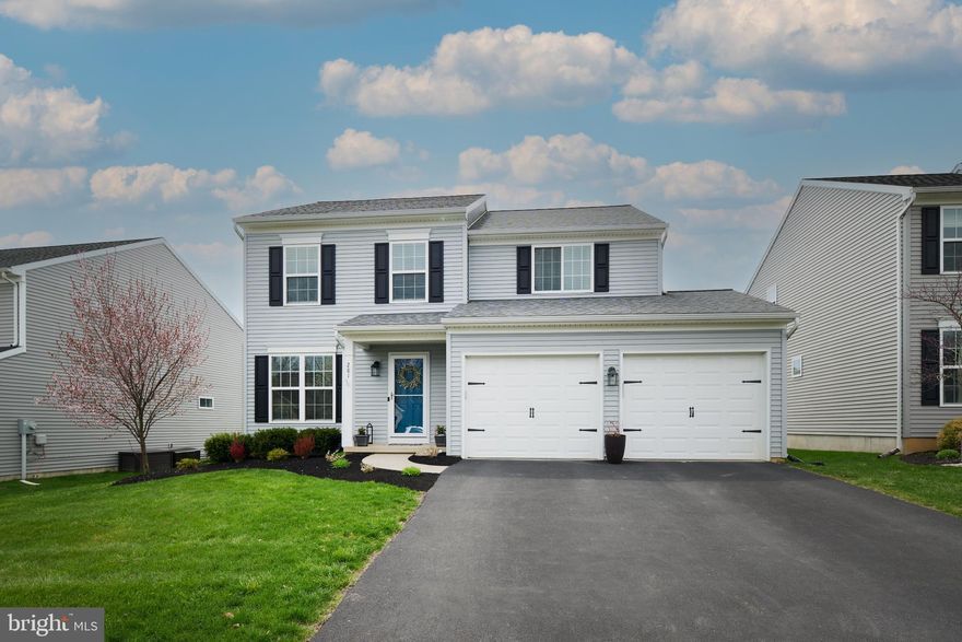 Welcome to Your New Home in Bellefonte! Step into this beautiful 4-bedroom, 2.5-bath home in the sought-after Amberleigh Community, just 12 minutes from Penn State University and a short drive to the charming, historic downtown Bellefonte. Inside, you'll fall in love with the open-concept first floor, perfect for modern living. The kitchen features an oversized granite island with seating for three, a center sink, soft-close cabinetry, a gas stove, double ovens, and stainless steel appliances.  A sunlit breakfast nook and cozy family room offer stunning backyard views through large picture windows, with a sliding door that leads to a composite deck, ideal for summer entertaining or al fresco dining. Also on the main floor is a versatile formal living room that can double as a dining area, home office, or playroom-you choose! A convenient half bath and mudroom off the attached 2-car garage make daily life a breeze. Upstairs, the spacious owner's suite includes his-and-hers closets and a full en suite with a double vanity and oversized shower. You'll also find three additional bedrooms, a second full bath, and a laundry room (washer and dryer included!) all on this level. The finished basement adds over 500 square feet of additional living space, complete with an egress window and a large storage closet with a stylish sliding barn door. The Amberleigh Community offers great amenities including a playground, basketball court, and scenic walking trails, perfect for outdoor fun and relaxation.