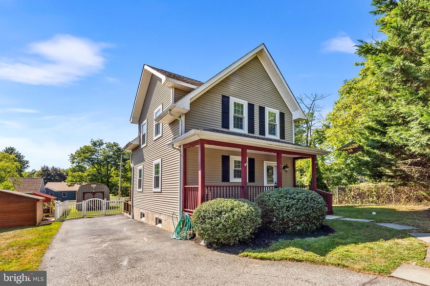 Welcome to your new home ! This unique cottage conveniently located Near Route 322 in Upper Chichester is waiting for a new owner after having been lovingly updated and maintained by the current owner. As you arrive at the house you will notice the privacy afforded by the mature evergreen trees along Cherry Tree Road as well as the spacious 4 plus car driveway. Entering this adorable home you will see the beautiful hardwood floors throughout the first floor. There is a coat closet in the entryway and then the entry hall opens up to the living room and kitchen. Also on this level is one of the two full bathrooms. The modern eat in kitchen boasts granite countertops, modern appliances and a breakfast bar. Next to the kitchen is a dining room which overlooks the fenced in back yard and deck accessed through sliding doors off of the dining room. The lower level contains a spacious family room with wall mounted TV and electric fireplace. The lower level also contains several windows as well as a walk out door to the back yard all of which introduce plenty of natural light. There is a half bath as well as a laundry/ HVAC room completing the lower level. Upstairs you will find three bedrooms and the second full bathroom. Everything has been recently painted so that this is truly a move in ready home.  Enjoy the fenced in back yard with large storage shed and fire pit. Come take a look and make this wonderful cottage your home.