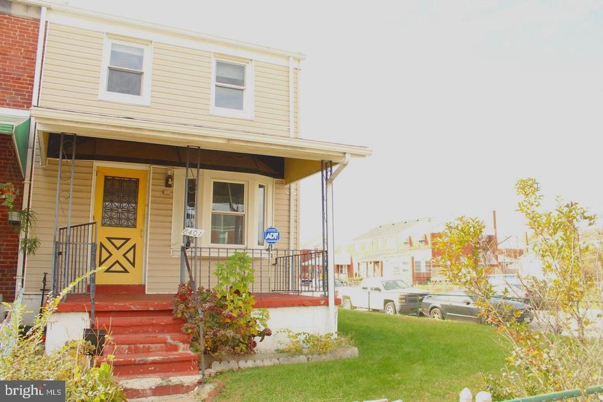 INVESTMENT OPPORTUNITY * 3 Bedroom 1.5 Bath End of Group townhome with covered front porch in Dundalk * Hardwood floors under carpet * covered rear deck * fenced in corner lot * shed * Being sold AS IS * Whether you’re looking to renovate, rent, or resell, this home presents strong potential for the savvy investor or buyer with vision.