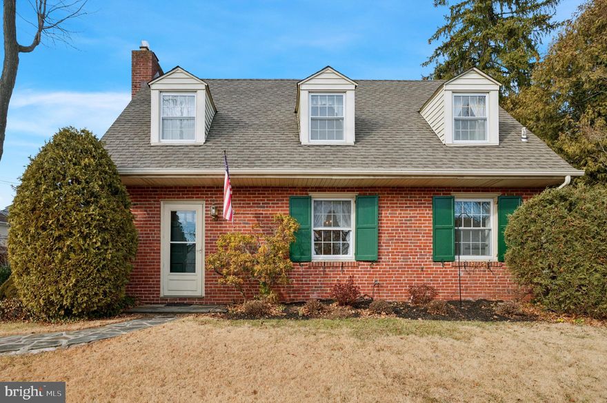 Step into the Narberth lifestyle everyone loves at 201 Barrie Road! This charming 3-bedroom, 2-full-bath, 1.5-story brick Cape Cod offers off-street parking and central air and sits on a desirable corner lot in the heart of Narberth. The home blends timeless character with everyday functionality across 1,448 square feet of practical and versatile living space. The bright, inviting layout features a welcoming Living Room with hardwood floors, a cozy wood-burning fireplace, and a convenient coat closet, flowing seamlessly into a dedicated Dining Room ideal for both gatherings and everyday meals. Generous living areas and a flexible floor plan make the home perfect for relaxing, entertaining, or both!
The Eat-In Kitchen, which adjoins the Dining Room, offers ample counter and cabinet space and includes a convenient Laundry Closet and Full Bathroom. The Second Floor features three comfortable Bedrooms with ample closet space, along with a Full Hall Bath with a tub/shower combination.  
Tucked away on a quiet street yet just moments from downtown Narberth, shops, dining, parks, and the train, this home delivers the very best of Main Line living with small-town charm. This is a rare opportunity to own in one of the Main Line’s most sought-after neighborhoods so schedule your showing today!