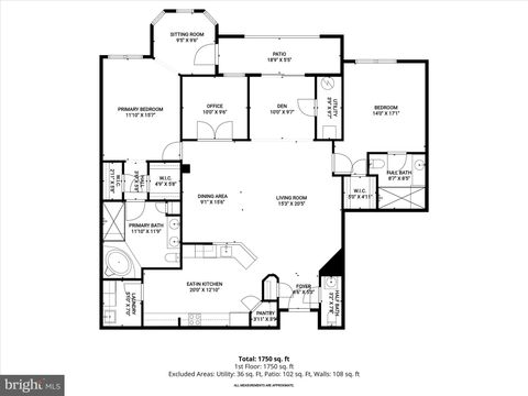 Tiny photo for 3000 Stone Cliff Drive #102, BALTIMORE, MD 21209 (MLS # MDBC2158430)