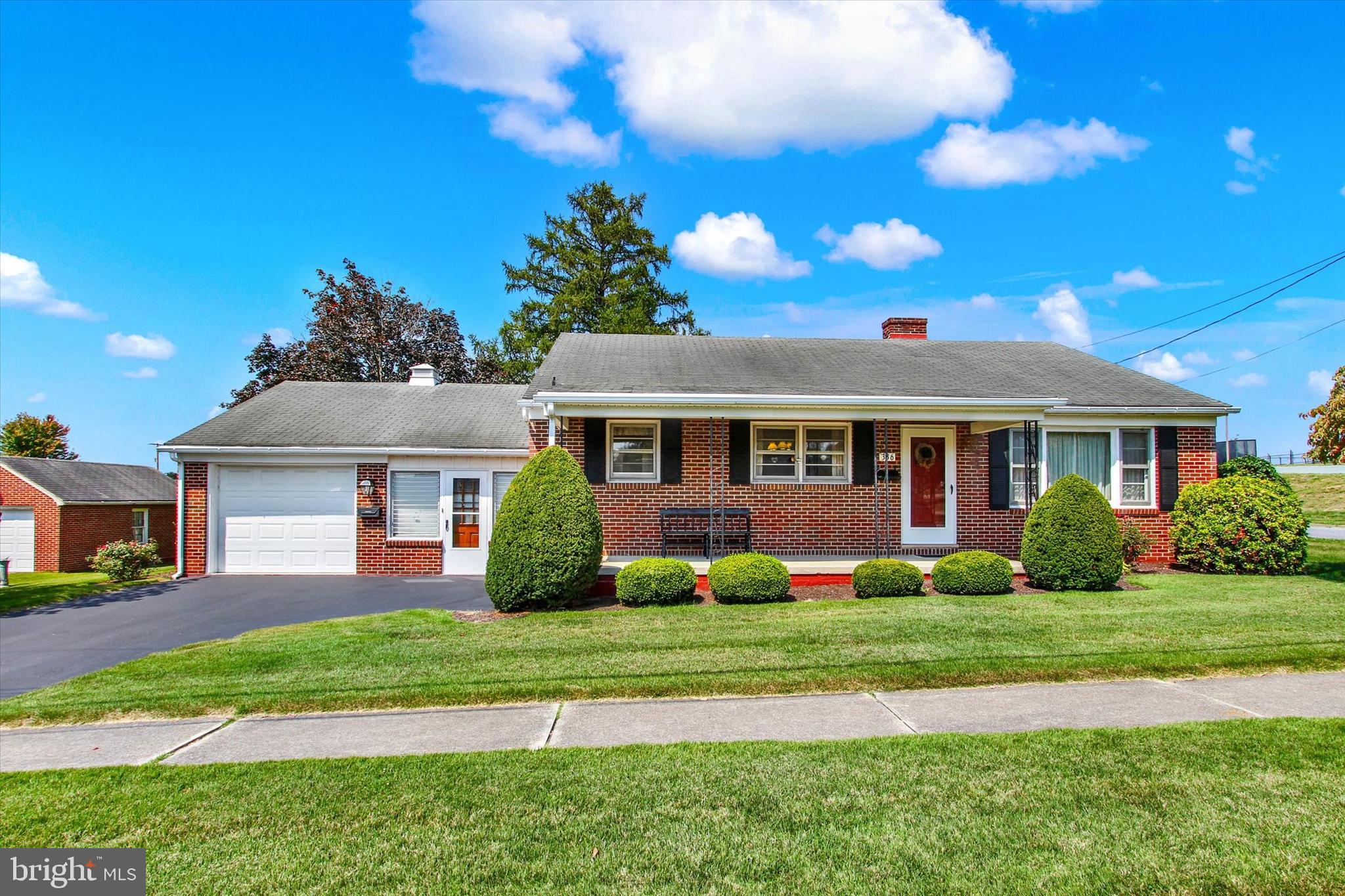 ALL BRICK ONE OWNER HOME ON A CORNER LOT WITH ELBOW ROOM. FIRST FLOOR HAS 3 BEDROOMS AND BATH, LIVING ROOM WITH FIREPLACE, DINING AREA AND UPDATED KITCHEN. BREEZEWAY FOR WATCH A FALL FOOTBALL GAME OR TAKING A NAP.  LOWER LEVEL HAS A FAMILY AREA, OFFICE AREA, LAUNDRY ROOM, WORKSHOP AND A BATH WITH A WALK IN SHOWER. NEW FURNACE AND PANEL BOX. 1 CAR GARAGE. COVEDERED FRONT AND REAR PORCH. OWNER IS INSTALLING NEW BLACK METAL ROOF.