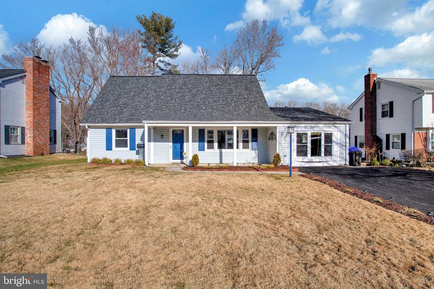 Happy New Year and welcome to this captivating Cape Cod home in Bowie, boasting approximately 2000 sq ft of meticulously renovated living space. This turnkey gem features 4 bedrooms and 2 bathrooms, with a well-thought-out layout of 2 bedrooms and 1 bath on each floor. Revel in the abundance of natural light throughout the home, especially from the wonderful front window. This exceptional home is highlighted by the charm of an elegant dining room adorned with an electric fireplace and exposed wood beams.
No expense spared in the renovations, including a new roof, upgraded electrical, tankless water heater, stylish and new LVP flooring, and a modern kitchen showcasing new quartz countertops, backsplash, and a wonderful design with new appliances. The first-floor pantry and mudroom add practicality to the home, while extra storage space above the dining room offers convenience. The primary bedroom and primary bath will take your breath away with their thoughtful designs, functionality,size and overall appearance. 
Step outside to an impeccable fenced backyard with a deck, providing a serene retreat. Located in one of Bowie's most sought-after neighborhoods, this residence is a commuter's dream, offering proximity to shopping, restaurants, and easy access to Washington, Baltimore, and Annapolis. Don't miss the opportunity to own this meticulously cared-for and thoughtfully updated Cape Cod – a home that defines comfort and style.