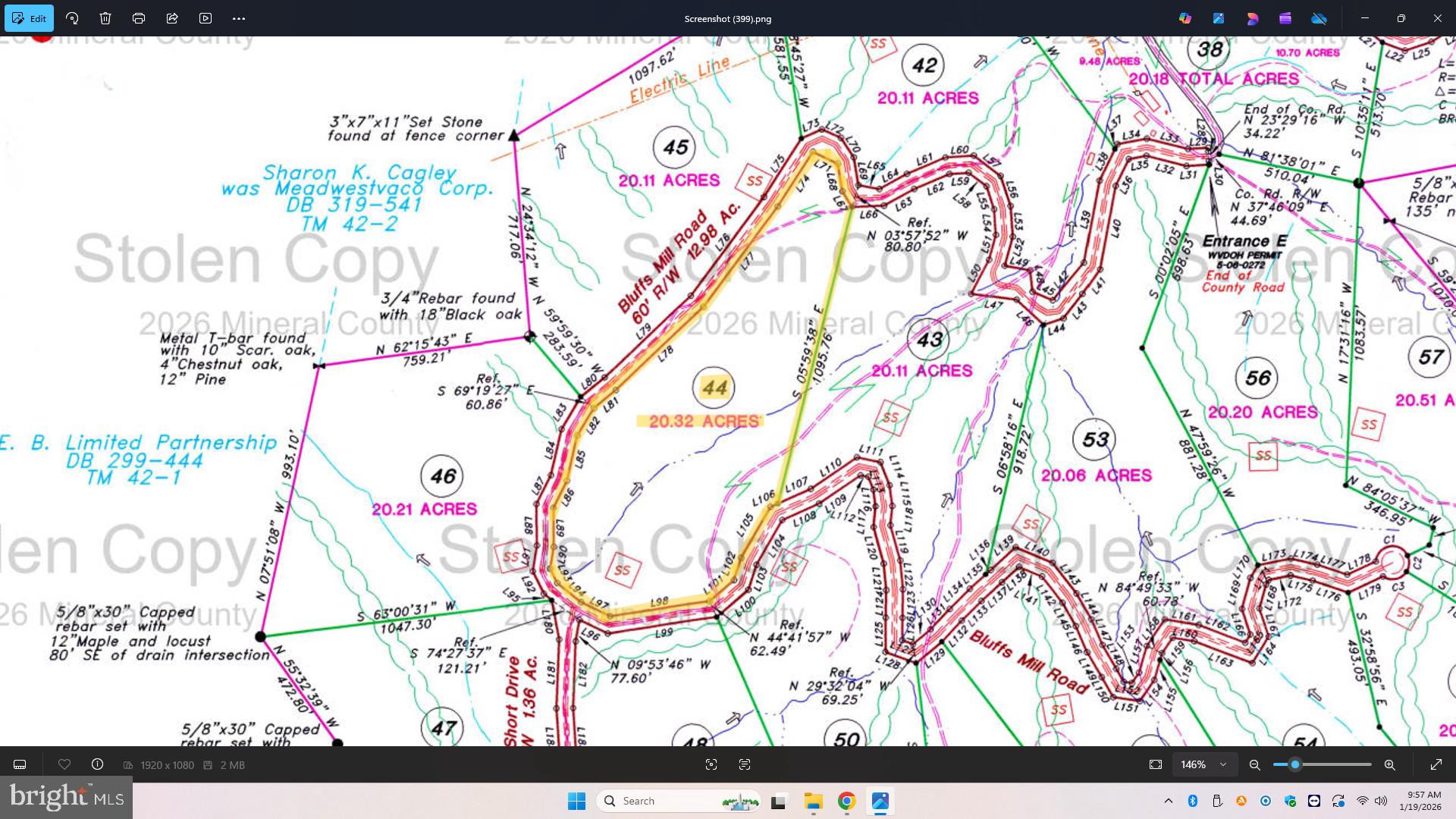 BLUFFS ON THE POTOMAC - Land