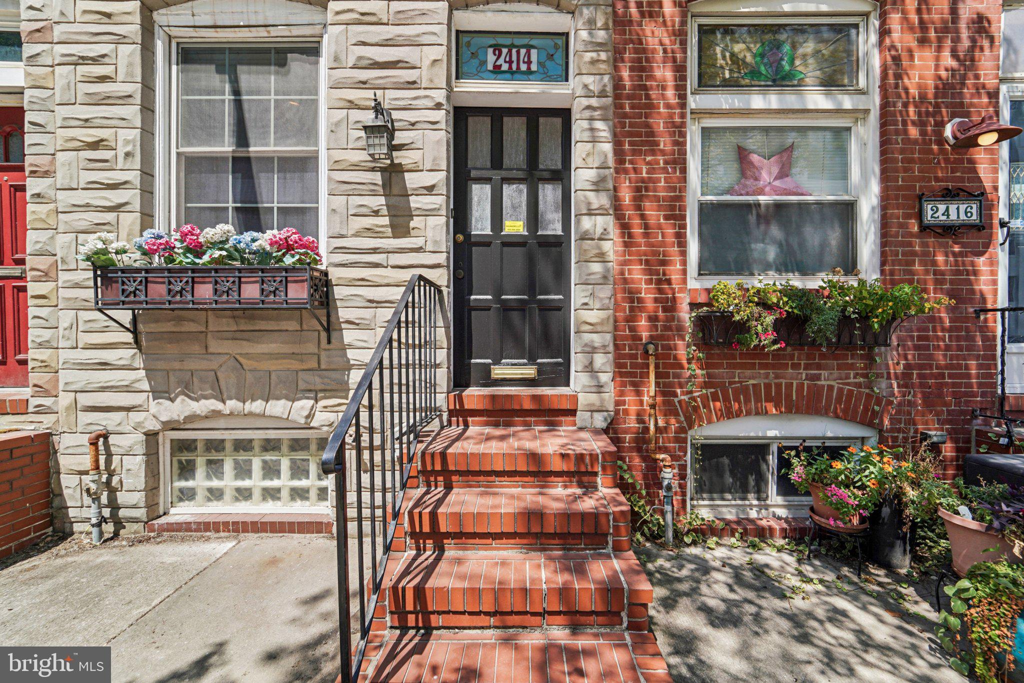 An exciting opportunity to own a truly special home in the heart of Canton—perfectly located next to the Can Company and just moments from everything this vibrant neighborhood has to offer. This is not your cookie-cutter rowhome—it’s full of character and classic Baltimore charm! Enjoy hardwood and slate floors, exposed brick walls, recessed lighting, and unique vaulted wood ceilings with skylights that fill the space with natural light. Solid wood doors throughout add a touch of quality, while the stainless steel appliances bring modern convenience. A rare main level powder room adds extra functionality, and the shaded private courtyard with a tranquil water feature creates a peaceful urban escape. Don’t miss this one-of-a-kind home!