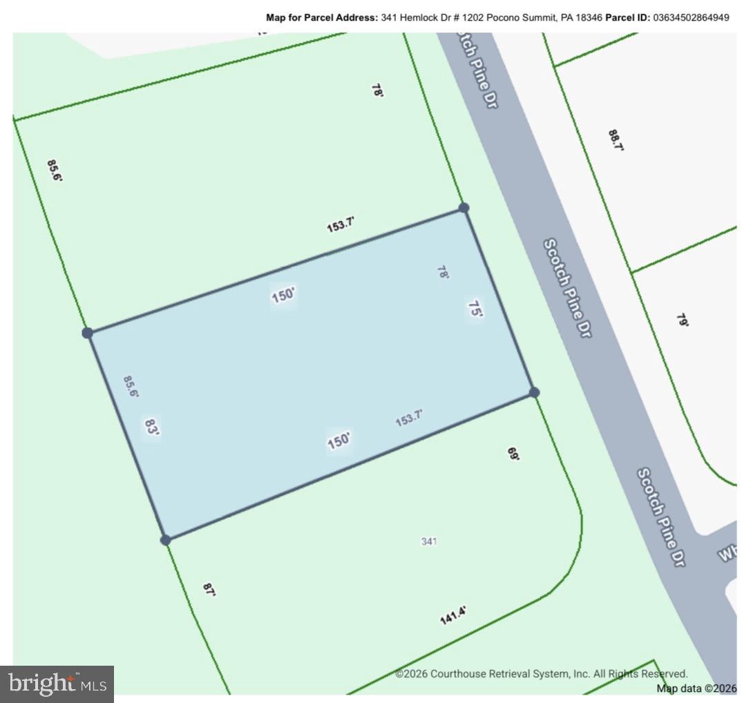 341 SCOTCH PINE DR, ( HEMLOCK DR, LOT#1202)