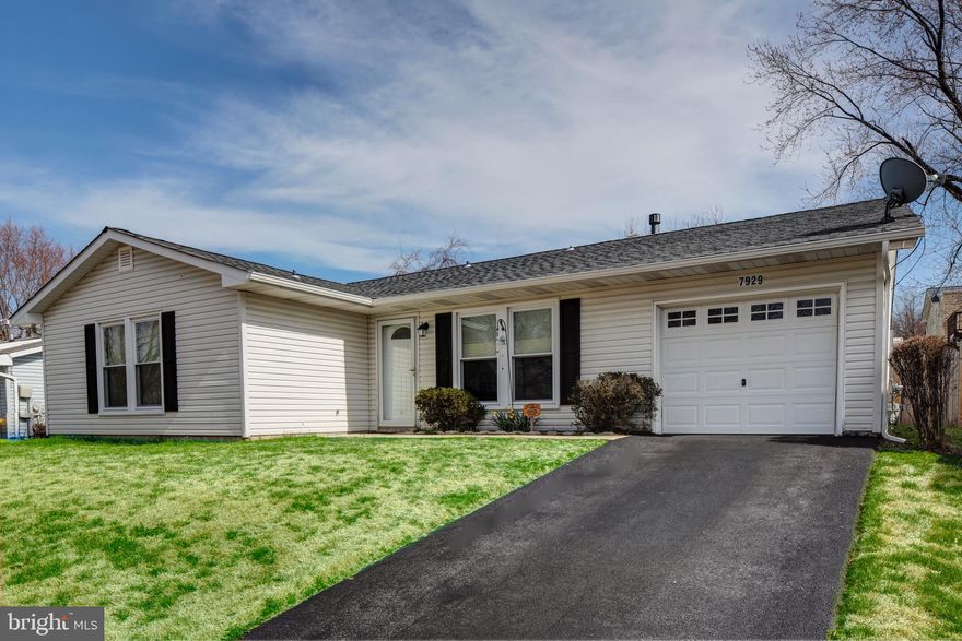 CONTRACT RATIFYING***Welcome to 7929 Stone Hearth! The Provinces Community is one of Severn's Best Kept Secrets!  This lovely home is open & spacious and brags a fantastic rear yard!  4 bedrooms and 2 full baths with an oversized 1 car garage! There is so much room in the kitchen, you will love the prep space and breakfast nook!  All appliances convey - even the washer and dryer!  The master suite is perfect - large walk -in closet and full bath!   This home has been impeccably maintained and is truly "move-in ready".   New roof, gutters, and HVAC in 2016!  Incredible location - Minutes away from some of the best retail shops and dining!  A true community feel with an active civic association, sidewalks, and neighboring parks!  You are going to love how peaceful and friendly this community is!  Minutes to Meade/DISA/NSA/CYBERComm and BWI!   Brand new carpet and freshly painted! Welcome home!