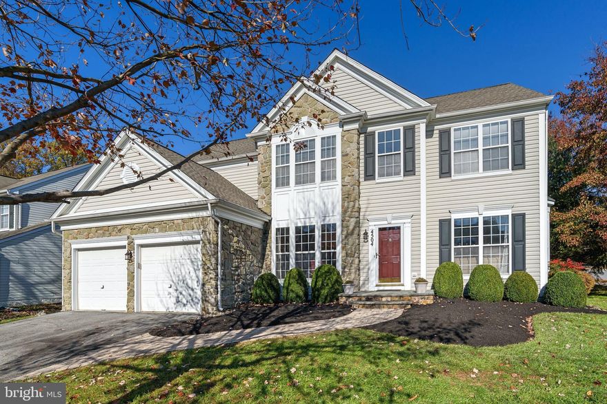 Pride of ownership is evident throughout this bright, immaculate 4 bedroom colonial located on a quiet tree-lined cul-de-sac.  The numerous floor to ceiling windows and a 2-story entry fill the home with natural light. Enjoy brand new carpet and fresh paint! Retreat to the enormous master bedroom with double doors that lead to a spacious master bath, featuring dual vanities, jetted soaking tub, and a large walk-in closet with extensive storage space. In the kitchen you will find a large island, recessed lighting and a built in desk. A gorgeous marble fireplace is the centerpiece of the family room and keeps the open floor plan cozy. A large, spacious finished lower level recreation room offers flexible options for activities. Extensive decorative molding throughout the home including crown moldings, wainscoting, and columns give an elegant feel to the home. The partial stone exterior finish and stone landing at the front porch give this home excellent curb appeal. Numerous amenities are included through the HOA, including a pool, clubhouse, fitness center, and tennis courts. Find your new home in this spacious colonial.