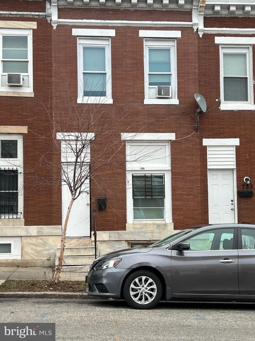 Great opportunity to own a home  in the heart of McElderry Park! This charming 3-bedroom, 1.5-bathroom townhouse, offers an open concept on the main level, fenced yard for privacy and with a striking brick front that enhances curb appeal. With a connecting stairway leading to a fully unfinished basement, this property presents an excellent opportunity to add to a rental portfolio for a savvy investor.   The layout is designed for functionality increasing the  appeal in the rental market.