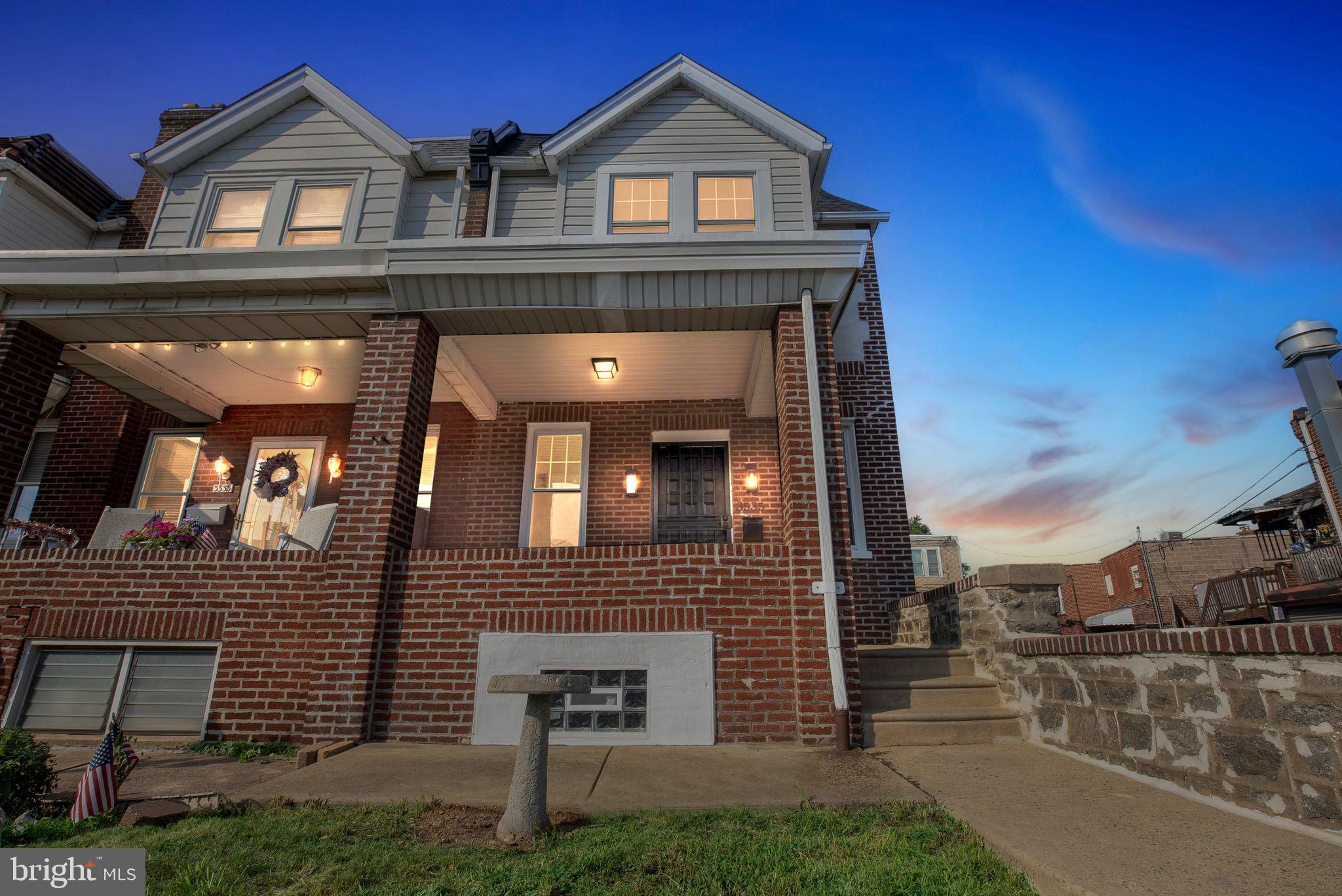 This large 3BR/1.5BA corner straight thru in the heart of Mayfair has been fully renovated and is now available for your forever home. This oversized property features refinished hardwood floors, a brand new kitchen with all new appliances, brand new 1.5 bathrooms with all new plumbing fixtures, all new roofs, a new boiler, new HWH, all new door hardware, recessed lights, all new light fixtures throughout, a double car garage with a new insulated garage door, 2 fenced in side yards, an attached storage shed and a private side entrance! As you enter from your covered front porch, you are greeted with an open floor plan with sweeping views of the large living, dining and kitchen areas. The new contemporary kitchen features waterproof luxury vinyl click floors, recessed lights, solid hardwood soft-close cabinets, a quartz countertop, custom tiled backsplash, all new stainless steel appliances and black matte faucet and handles. Behind the kitchen is your large, walk-in designated laundry area with ample additional panty storage opportunity. The second floor features 3 oversized bedrooms with all new fan lights, hardwood floors, new railings, a designated linen closet and a bathroom. The stunning new bathroom features all new plumbing fixtures, new flooring, blue tiled tub/shower surround, new vanity and light. The finished basement has 300 sq. ft. of additional living space with recessed lights, new carpet, a designated utility room and can be accessed either through your side entry way or garage. There is also a new powder room with all new plumbing fixtures, vanity and toilet. There are simply no other properties in the area on the market in this condition!