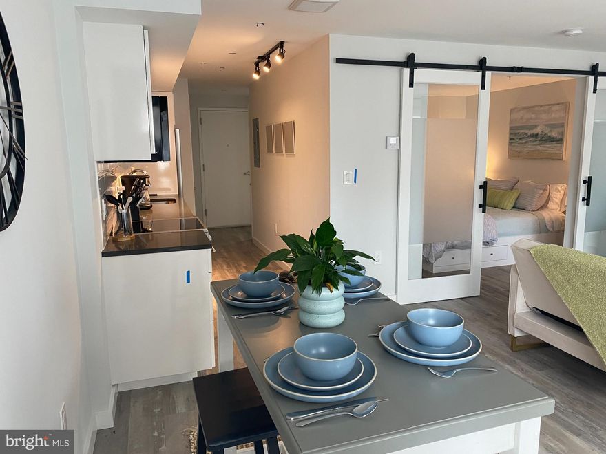 This contemporary mid-rise apartment, built in 2022, offers a perfect blend of modern living and comfort. Step inside to discover a spacious one-bedroom layout featuring a combination dining and living area, ideal for entertaining or cozy evenings at home. The kitchen boasts sleek stainless steel appliances, making meal prep a delight. Located in a vibrant neighborhood, you'll enjoy easy access to local shops, cafes, and parks, fostering a sense of community. The building provides convenient on-street parking, ensuring you always have a place to come home to. With a focus on quality and style, this unit is designed for those who appreciate contemporary aesthetics and functionality. Experience the ease of urban living while being surrounded by amenities that enhance your lifestyle. This apartment is not just a place to live; it's a place to thrive. Don't miss the opportunity to make this inviting space your new home!