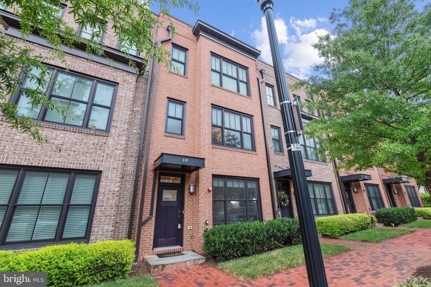 Stunning, Luxury Townhome in the heart of Old Town Alexandria.  Built in 2016, this home is perfect for entertaining, equipped with a state of the art gourmet kitchen with GE Monogram Stainless Steel energy star appliances, soft close gray maple cabinetry, a 10 ft+ Carrara marble waterfall island with extra cabinetry and room for 6 person seating. This exquisite home has an open, spacious floor plan with blonde hardwood floors throughout the entire home, contemporary wainscoting on all 4 levels, and 9 ft+ ceilings. Light filled fourth floor lounge /loft space with front and rear outdoor terraces, a full bathroom with glass shower, and fully equipped wet bar with Carrara marble countertops and beverage fridge. Entire front of home is brick with hardiplank siding on the rear above the 2 car garage. Home is energy star certified with dual zone heating and cooling with smart thermostat. Call for more details!