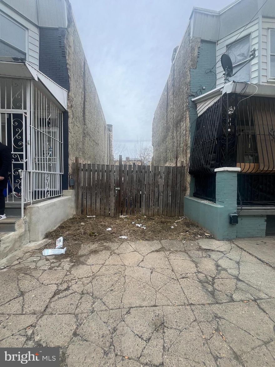 Opportunity awaits at 1853 E Ontario St, a vacant RSA5-zoned lot located in the developing Harrowgate neighborhood of Philadelphia. Measuring 15' x 59' (853 sq ft), this parcel offers excellent potential for single-family new construction or investment, perfect for those looking to build or create value in a growing area.
An added advantage: this lot can be purchased as a package deal with the 3-bedroom, 1-bath home next door at 1851 E Ontario St (MLS# PAPH2588260). Whether you're an investor seeking a strategic addition to your portfolio or a homeowner envisioning additional space or future development, this pairing provides a rare opportunity to maximize options. For details on package pricing, please contact the listing agent directly.