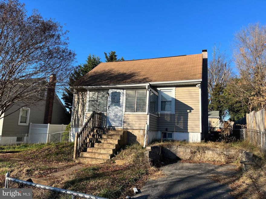Welcome to 3207 Garden Ave.  Back on the market. This 3 bedroom 1 bath single family home located at the end of the dead end street in Baltimore County is a great opportunity for an investor or owner occupant buyer.  Needing mostly cosmetic repairs this property has the potential to be a nice rental or charming home.  The home features 3 finished levels, central a/c, gas heat and a large covered deck.   Off street parking and replacement windows.  Bring your vision and turn the home into a 4 bedroom with little effort.   Sold AS-IS.