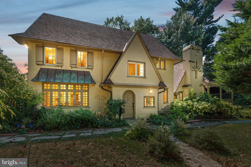 Welcome to 651 N Chester Rd (AKA 5 Swarthmore Place) — a beautifully maintained 5-bedroom, 3.5-bath residence nestled in the heart of Swarthmore Borough, one of Delaware County’s most charming and sought-after communities. Located in the award-winning Wallingford-Swarthmore School District, this home offers a rare blend of character, space, and location.
Set on a beautifully landscaped lot with mature gardens, stone walkways, and a fenced backyard, this home showcases distinctive architecture that reflects the timeless appeal of Swarthmore’s historic homes. Step through the arched front door into a spacious foyer with coat closet and immediately feel the warm, inviting character this home offers.
The main level features a gracious living room to the left and an open-concept layout to the right that includes a gourmet kitchen with cherry cabinetry, granite countertops, tile backsplash, stainless steel appliances—including a 5-burner gas stove with hood vent, dishwasher, refrigerator—and a walk-in pantry. The kitchen flows into a large dining area and cozy family room centered around an Inglenook-style gas fireplace. A single glass French door from the family room leads to a large deck with pergola, perfect for outdoor dining or relaxing. Rounding out the main level, there is a charming reading/sitting nook tucked just off the foyer, offering a quiet spot to unwind, work, or enjoy a book
The second floor includes a spacious primary suite with an attached office or sitting room. Walk-in closet and additional closet space. The main bath features a tub/shower combination with timeless tilework. Two additional generously sized bedrooms share a tiled hall bath with walk-in shower. The third floor offers two more bedrooms and another full bath with a stall shower—ideal for guests, home offices, or creative space.
The lower level includes a stone foundation, half bath, ample storage, and access to the 2-car attached garage. The backyard is a peaceful retreat with mature plantings, a patio area, and fenced yard.
Swarthmore Borough is known for its tree-lined streets, vibrant community, and small-town charm. Residents enjoy easy access to local shops, cafes, the train station with direct service to Center City Philadelphia, and nearby parks and green spaces.
This one-of-a-kind home combines architectural charm with thoughtful updates, ready for its next chapter. Don’t miss your chance to own a piece of Swarthmore!