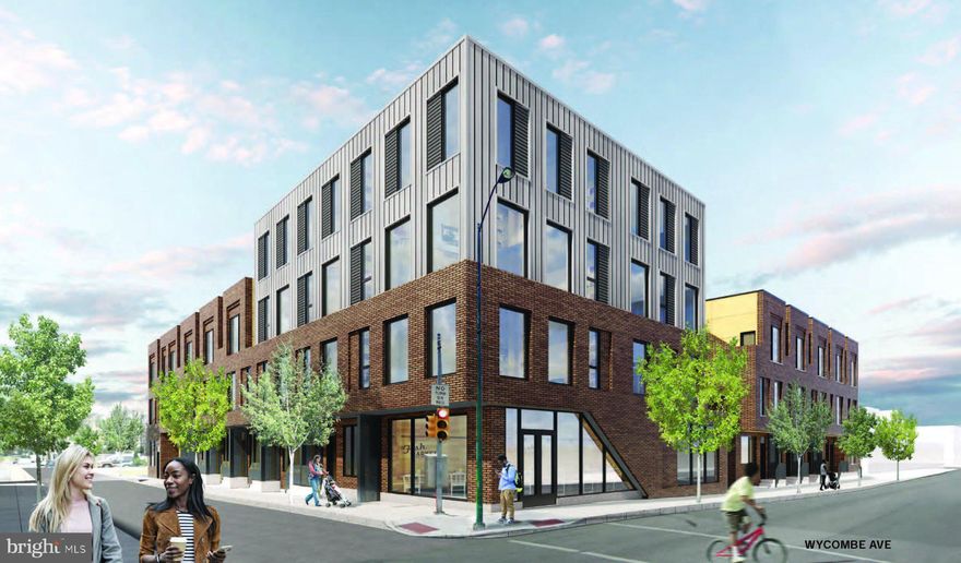 Presenting the exclusive sale of 12 S. Wycombe Avenue, a 42-unit multifamily development opportunity in Lansdowne, PA. Ownership has obtained zoning approval for 41 apartments, 1,085 SF of commercial space and 11 on-site parking spaces. The apartment mix includes: (32) – 1 BR / 1 Bath, (4) – 2 BR / 1 Bath, and (5) 2 BR / 2 Bath. The site includes (3) parcels: 2 S Wycombe Ave, 10 S Wycombe Ave and 12 S Wycombe Ave and total 30,170 SF. The site is well located on the corner of S. Wycombe Ave and Baltimore Ave; Lansdowne’s main commercial corridor. 12 S Wycombe Ave presents a rare opportunity to develop a multifamily building in the heart of Lansdowne, a transforming neighborhood that includes the restoration of Lansdowne Theatre and a recently passed bill allowing alcohol sales in what was formerly a “dry town.”