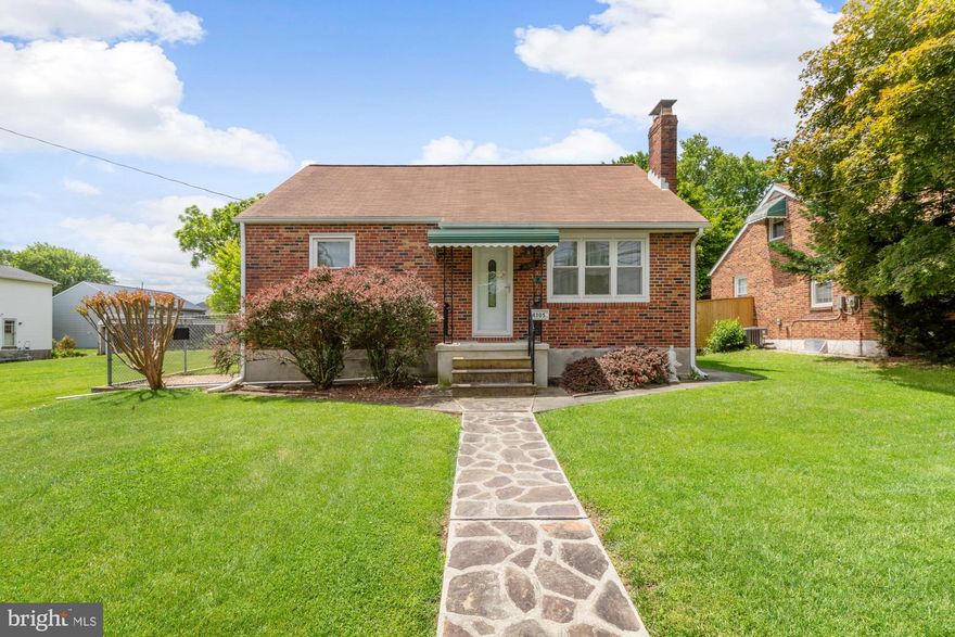 Fantastic home with main level primary bedroom addition with walk-in closet and primary ensuite bathroom.  Even more fantastic 2 car garage with third bay attached workshop and additional shed, a huge parking pad that fits 6-10 additional cars and private entrance with gate in rear of home. 4 bedrooms and 3 full baths and many updates to include Luxury vinyl flooring, updated windows with lifetime warranty, eat-in kitchen remodeled 2020, New frig 2025, wood burning fireplace, updated hall bath and covered Trex deck. Garage roof 2019, Main house Roof 2015, AC in attic has replacement compressor and motor, walk-up attic, fantastic fenced, flat yard, with pool. 2024 Sump pump with battery back-up.  New water line.  Hardwood under under new flooring. Lower level has laundry and full bath with walk-out stairs.  Wonderful value! A Real MUST SEE!