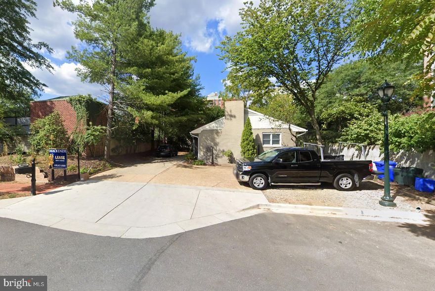 Rare development site (.115 acres ±) available for the first time for sale in the heart of Bethesda • Improved by an existing two-level office building (2,000 SF) with up to 4 parking spaces • Zoned CR-2.5 - Permitted uses include single and two unit structures, townhouse structures, multi-family units, residential care facility, day care facility, family day care facility, educational institutions, private clubs, medical office, office • Within walking distance to the Bethesda Metro Station - Red Line and Purple Line now under construction • Also convenient to busy Woodmont Avenue retail shops and restaurants • Private and secluded site surrounded by residential multifamily