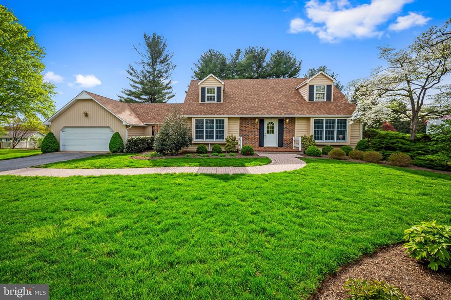 Terrific Falls Road Corridor 5 Bedroom, 3.5 Bath Cape Cod with generous spaces and a flexible layout for today's living- Need a first floor bedroom? Check.  Options for at-home work? Check.  Custom Cherry Kitchen with a huge dining area? Check. Generous bedrooms sizes? Check. So many closets? Check. Outdoor living spaces like a massive screened porch and terrace? Check.  Level Ballfield-type yard? Check. Mature perennial plantings? Check.  - Two story entrance Foyer - Formal Living Room with lighted built-ins and French doors to the screened porch - Formal Dining Room with French slider to screened porch - Gourmet custom kitchen  open to Family Room with fireplace and French slider to terrace- Wing with two ample bedrooms (#4 &5) and full bath that could easily be utilized as a first floor primary or guest suite- Upper level with Primary Suite with full bath and two large closets - Two additional bedrooms - Sectioned, renovated Full Hall Bath - Lower level with massive playroom with wet bar and additional finished room - Huge Screened porch with plenty of space to dine and relax - Terrace - Two Car Garage- New roof 2024 - So much value in such a great spot!