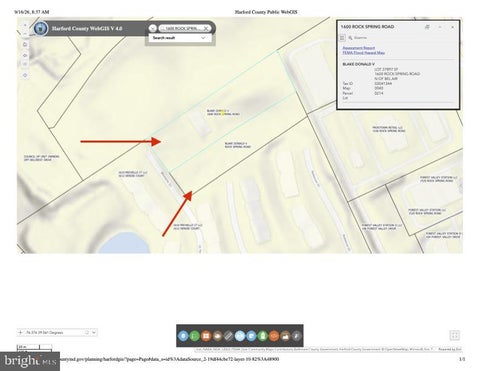 Vacant Land For Sale - 1600 Rock Spring Road<br/> Harford County, FOREST HILL, MD 21050