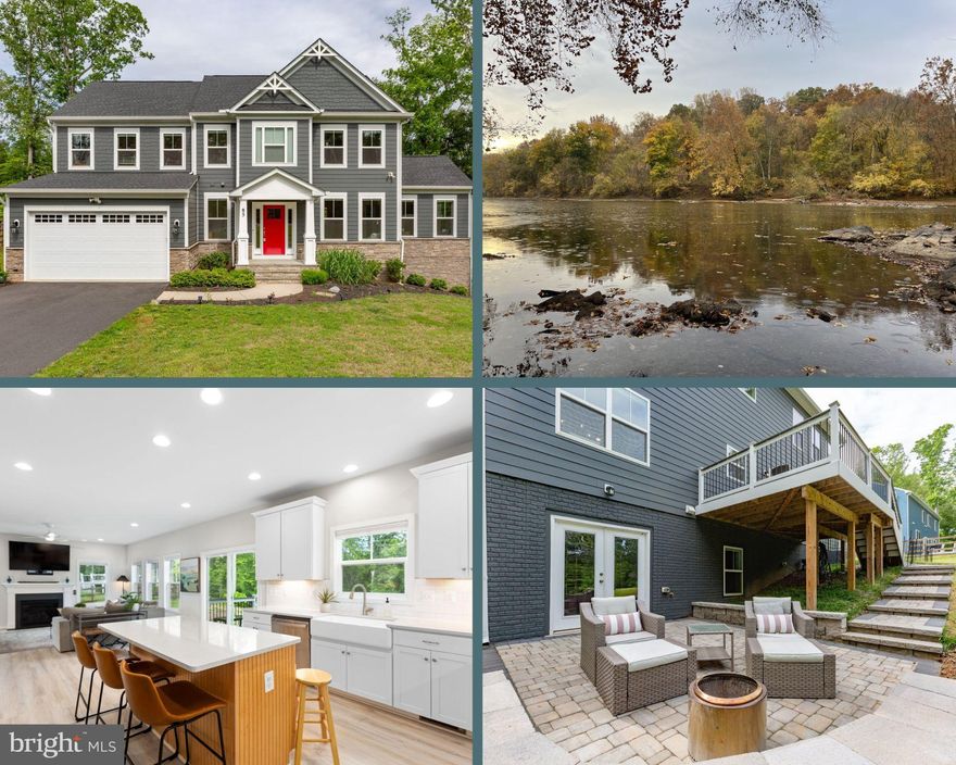 Nestled in the serene community of Summerset Ridge South on the banks of the Rappahannock River, this stunning 6-bedroom, 3.5-bathroom home offers a perfect blend of modern comfort, outdoor adventures and traditional charm. Built in 2021, the residence features a classic Colonial design with HardiPlank siding, ensuring durability and timeless appeal. Step inside to discover an inviting open floor plan that seamlessly connects the gourmet kitchen, complete with stainless steel appliances, a spacious island, and a cozy breakfast area, to the family room, where a warm fireplace beckons for gatherings. The formal dining room adds an elegant touch for special occasions, while the walk-in closets and ample pantry space cater to your storage needs. The fully finished basement, with daylight windows and a walkout entrance, provides additional living space, perfect for a home theater or play area. Enjoy the tranquility of your 3.01-acre lot, which backs to lush trees and features a peaceful stream, creating a private oasis for relaxation and outdoor activities. The back of the lot abuts the Fredericksburg Watershed Property – huntable public land along the Rappahannock River under permanent protection from development.  Take a walk through the woods to enjoy time on the Rappahannock River for fishing, SUP, kayaking, splashing, or skipping rocks.  Step out your back door onto the expansive deck and porch and savor morning coffee or evening sunsets while overlooking the picturesque views of the garden and woods. With an attached two-car garage and a well-maintained gutter system, this home combines convenience with nature's beauty. Experience the perfect blend of comfort, style, and nature in this exceptional property—your dream home awaits!