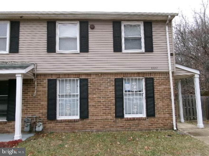 Price reduced. HUD owned case# 249-507510, sold fully as-is. Semi-detached boasting 2 bedrooms and 1 bathroom in well sought after Chester Grove. Very spacious living area with a nice sized flat yard. Corner lot with privacy.