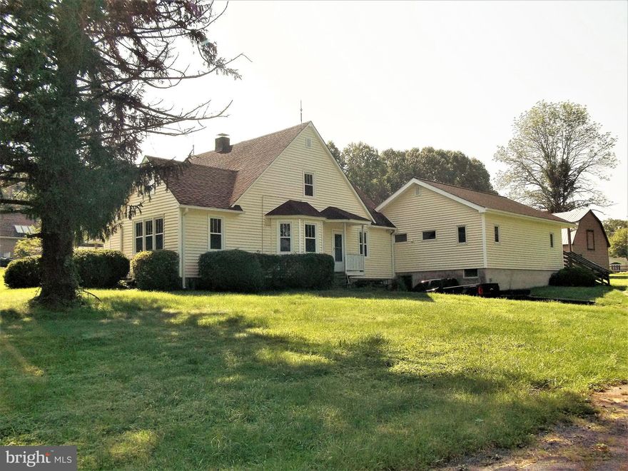 Country Living but close to I.95 & Bel Air. Estate Sale, some updating needed,  seller prefers to sell "As Is". Basement has been recently water proofed and home has been freshly painted. Original home has 4-5 BD & 2 Full Baths. In Law addition has another full bath, CAC, & its own entrance way, but also access from main house too. Hardwood floors throughout main house, Living room has wood burning fireplace. Perfect home for handy buyer who needs a lot of room!