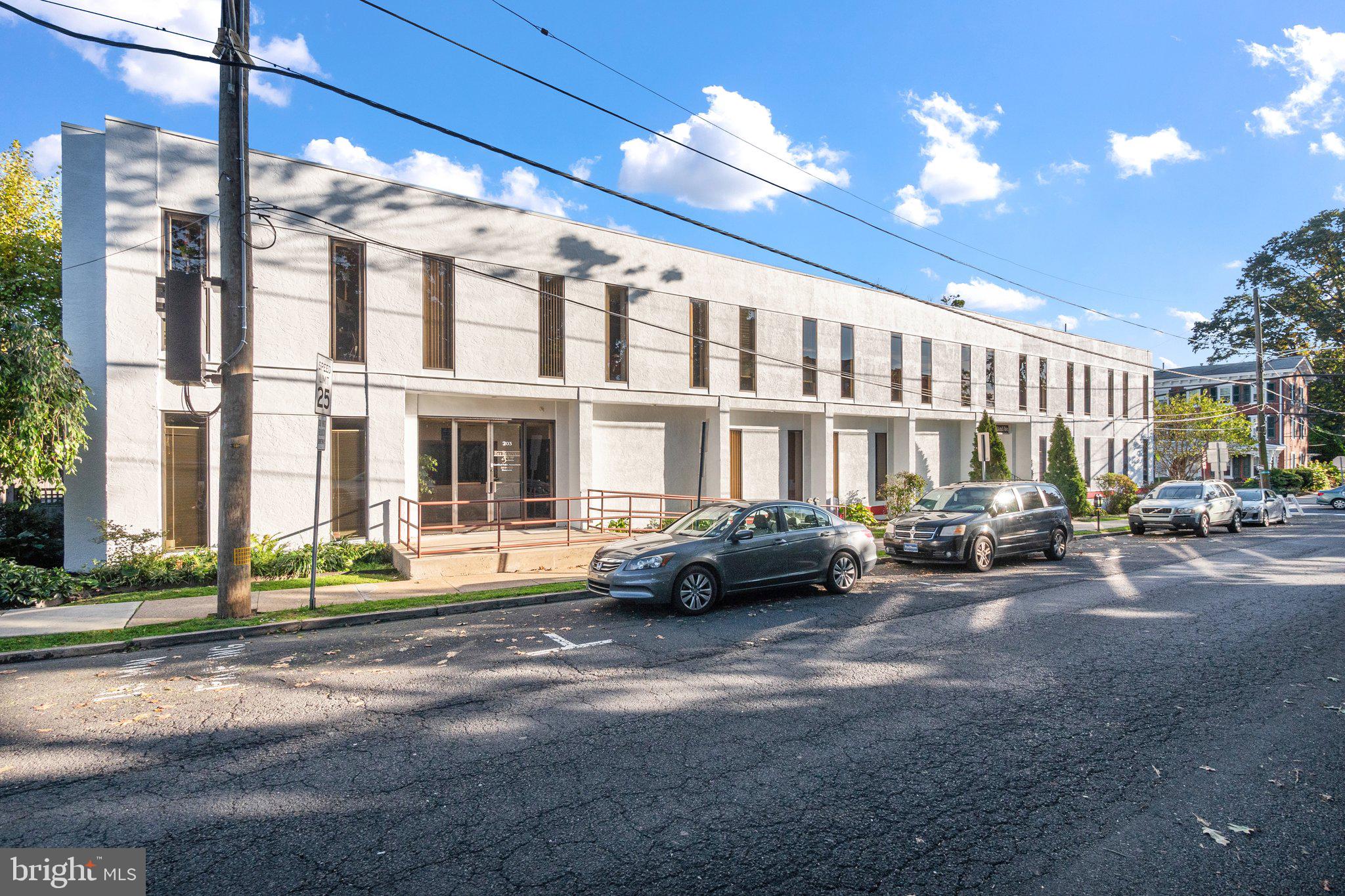 Professional office suites are now available in the West Oakland Professional Building. Situated at the Corner of E Oakland and Clinton St in the heart of Doylestown Borough. Suite 200 has 3 rooms consisting of 330 sqft. Available units range from 250 - 2000 sq.ft. including a prime 1st Floor corner location with private handicap accessible entry. Short and long term all inclusive Gross Leases available. Rent includes electric, water, sewer, heat, trash, and common area janitorial service and maintenance. Some private off-street parking may be available. Located within walking distance to Septa Train Station, Restaurants, Coffee Shops, Shopping, and within a few minutes drive to major thoroughfares including Routes 202 and 611 providing ease of access to Philadelphia, New Jersey and New York.
