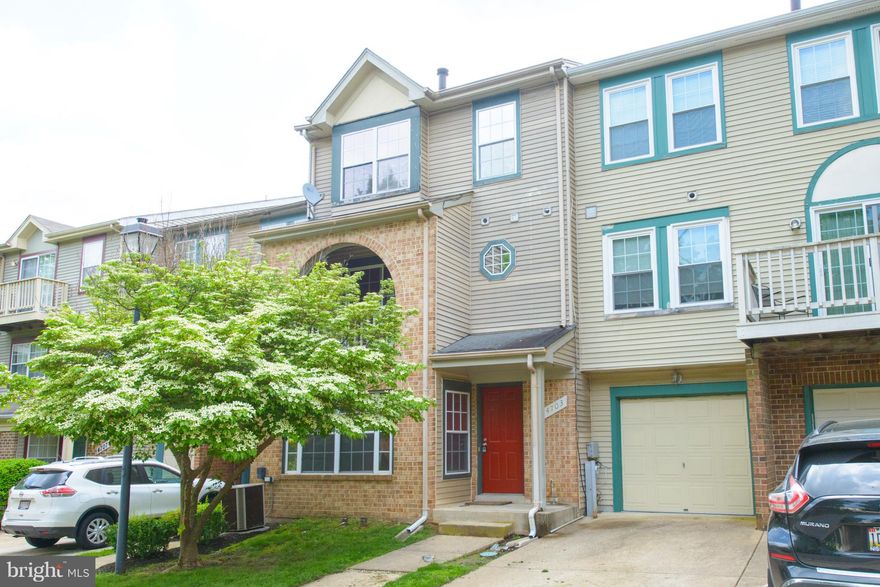 NOT FHA approved  Great opportunity to get into a large 3 level townhome with brand new carpet and paint. updated kitchen appliances, spacious rooms on all levels with vaulted ceiling on the 3rd level.  This home has laminate floors on the first floor, with a carpeted sunken living room.  Exterior trim and paint repairs are scheduled for completion by the Condo Association.