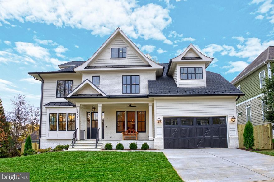 STUNNING CUSTOM HOME BY MR CUSTOM HOMES AND DESIGNED BY THOMAS FRENCH ARCHITECT! You will not want to miss this approximately 6,515 square foot home with over four finished levels located in one of Arlington's most sought after neighborhoods in the tucked away Discovery, Williamsburg, Yorktown School Pyramid on a fantastic 10,000 square foot private fenced lot with nice green space! Handsome curb appeal with welcoming flagstone front porch with gas lantern * 10' ceilings on the main level, 9' ceilings on the upper and lower level * 7" white oak hardwood flooring on the main and upper levels and Elaborate, elegant trim package throughout * Main level office off the entry foyer with French doors, bay window, and built-in bookcases * Formal dining room features a shiplap tray ceiling and butler pantry with inset cabinets, quartz counters with herringbone pattern tile backsplash, beverage refrigerator, and sink * Open, gourmet kitchen boasts 2 1/2" quartz counters with tile backsplash and ceramic farm sink overlooking back yard, 48" Sub-Zero refrigerator, 48" Wolf gas range with 6 burner top, griddle, and double oven, two Asko dishwashers, Inset Bulls Eye Wood Specialties maple cabinets with soft close drawers and cabinets with designer hardware, and large island with sink, pendant lighting, seating space, plus separate breakfast nook!  Convenient walk-in pantry off the kitchen plus mud room with built-in bench and cubbies off the garage * Relaxing family room is open to the kitchen and offers coffered ceiling, cozy 42" gas fireplace with marble surround and shiplap accent wall plus built-in cabinets * Sliding doors off the family room lead to the screened porch with Trex decking, cathedral ceiling with skylights, recessed lighting, ceiling fan, and mounted heaters for year round use * Main level bedroom with private bath is the perfect multi-purpose room * Ceiling mounted speakers in primary bedroom, primary bath, kitchen, family room, dining room, lower level recreation room, home gym, and screened porch * Primary bedroom is your private oasis with a vestibule entry, coffered ceilings, ceiling fan, two walk-in closets, and luxurious spa-like bath with heated marble floors, double sink vanity with marble top, brushed brass fixtures and hardware, brushed brass lighting, soaking tub, and separate shower with glass door, two shower heads, marble tile surround and flooring, and built-in bench * Additional bedrooms on the upper level all enjoy spacious closets plus private on-suite baths * Upper level loft is the perfect teen suite or office with private bath and two closets * Lower level walk-out recreation room has LVT flooring, recessed lighting, and wet bar with beverage refrigerator and sink * Home gym equipped with rubber flooring, recessed lighting, and wall television pre-wire * Guest bedroom has carpet, full sized window plus walk-in closet * Lower level full bath with shower * Covered patio under the screened porch has recessed lights and ceiling fan * Private location off John Marshall and 37th Street cul-de-sacs, and easy walk to Discovery Elementary and Williamsburg Middle School, close to retail and restaurants, Lee Harrison Shopping Center, convenient bus service on Williamsburg Blvd and a short drive to Metro Rail.