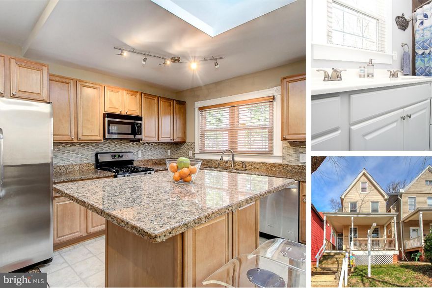 Crisp, clean and sun filled, this home sports a spacious eat-in kitchen that flows easily to the rear deck - think summer grilling! Move-in ready with 4 bedrooms, 2.5 bathrooms, stately living room and dining room, fully fenced yard, plus lower level flex-space. Quiet tree lined street is a short walk to The YMCA, 32nd St Farmers Market, and shopping. Ask about special financing!!