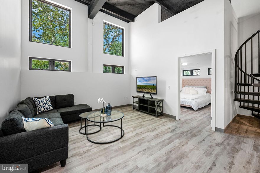 This two bedroom two full bath corner unit has a lot of windows and a large closet.   Kitchen is complete with granite countertops and stainless appliances, including a dishwasher and garbage disposal. Every unit has its own washer/dryer. On-site parking and a smartphone-based intercom entrance system.  The Silk Factory Lofts are located in the heart of Pennsburg, with abundant retail and restaurants within walking distance. It is also within a short drive of major highways, healthcare, educational institutions, such as UPenn Grandview Hospital and St. Luke’s Upper Bucks campus, and Lehigh, Muhlenberg and DeSales Universities.