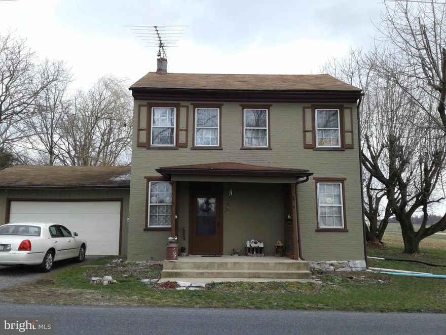 Great country older 2 1/2 story home on .34 acres with 2 car garage, 3 bedrooms, first floor bath & laundry and 4 season sunroom. Oil hot air heat & propane gas stove. Home is being sold in ''As is condition''. No warranties expressed or implied. Bring offers!