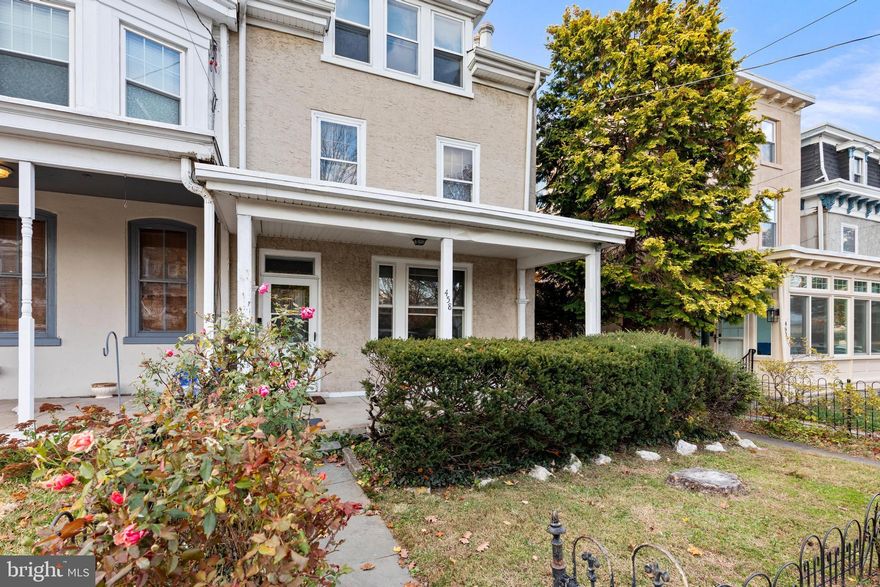 Back on the market and ready for its next chapter, this extra spacious twin on Lyceum Ave delivers the space, character, and location buyers are always asking for in Roxborough/ Manayunk. From the moment you walk in, you are greeted by classic details that make the home feel warm and welcoming. Tall ceilings, beautiful columns, a wood burning fireplace, and cherry wood flooring carry throughout. At nearly 30 feet wide, the layout feels open, airy, and easy to live in, flowing seamlessly from the living room to dining room to a spacious kitchen with plenty of storage. Off the kitchen, you will find a newer deck and a generous backyard, perfect for hosting, relaxing, or enjoying a quiet morning coffee. Between the front porch and the back deck, you have options for both sunrise and sunset moments. Upstairs, the second floor offers a full bathroom and two bedrooms, including a flexible space ideal for a home office or nursery, along with a comfortable primary. The third floor adds two more spacious bedrooms with great closet space, giving you room to grow, host, or create. A new furnace adds peace of mind, and the location checks all the boxes. Just steps to Ridge Ave favorites, local shops and restaurants, and the Route 27 bus right outside your door for an easy commute. If you missed this one the first time, here is your chance. Come see it for yourself this weekend at our open houses!