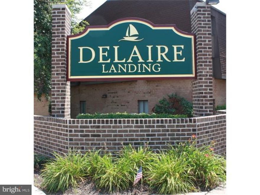 This beautiful waterfront home is located in desirable Delaire Landing which is on the banks of the Delaware River which offers 55 acres of beautiful natural landscaping. The association fee includes a 24 hour gatehouse for security, a community clubhouse, a resort like community with many amenities, excellent views, tennis courts, 2 swimming pools, recreation center, fitness center, water, sewer and even cable TV. This 2 bedroom, 2 full bathroom condo has a wonderful view from every window of the gorgeous setting of the river, tennis courts and wooded courtyard. Relax on your own private balcony enjoying this tranquil setting or with your cozy fireplace in the loft with skylights. The kitchen is off of the dining room with gas cooking, plenty of cabinets and counter space and beautiful appliances that are included. This home has been freshly painted, has new carpets, plenty of closets and even you own storage closet outside. Make an appointment today before this rare waterfront condo is gone! Close to I-95, Rt 1, center city, the train, shopping and restaurants. MUST SEE !
