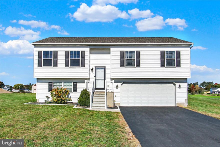 Home was built in 2019.  The home has 4 bedrooms, and 2 baths.  Located in Farm Lane Estates.   The main floor has an open concept with  the kitchen,dining and living area. Home has a deck off of the Kitchen area.  It's a must see,  Please schedule your showing today