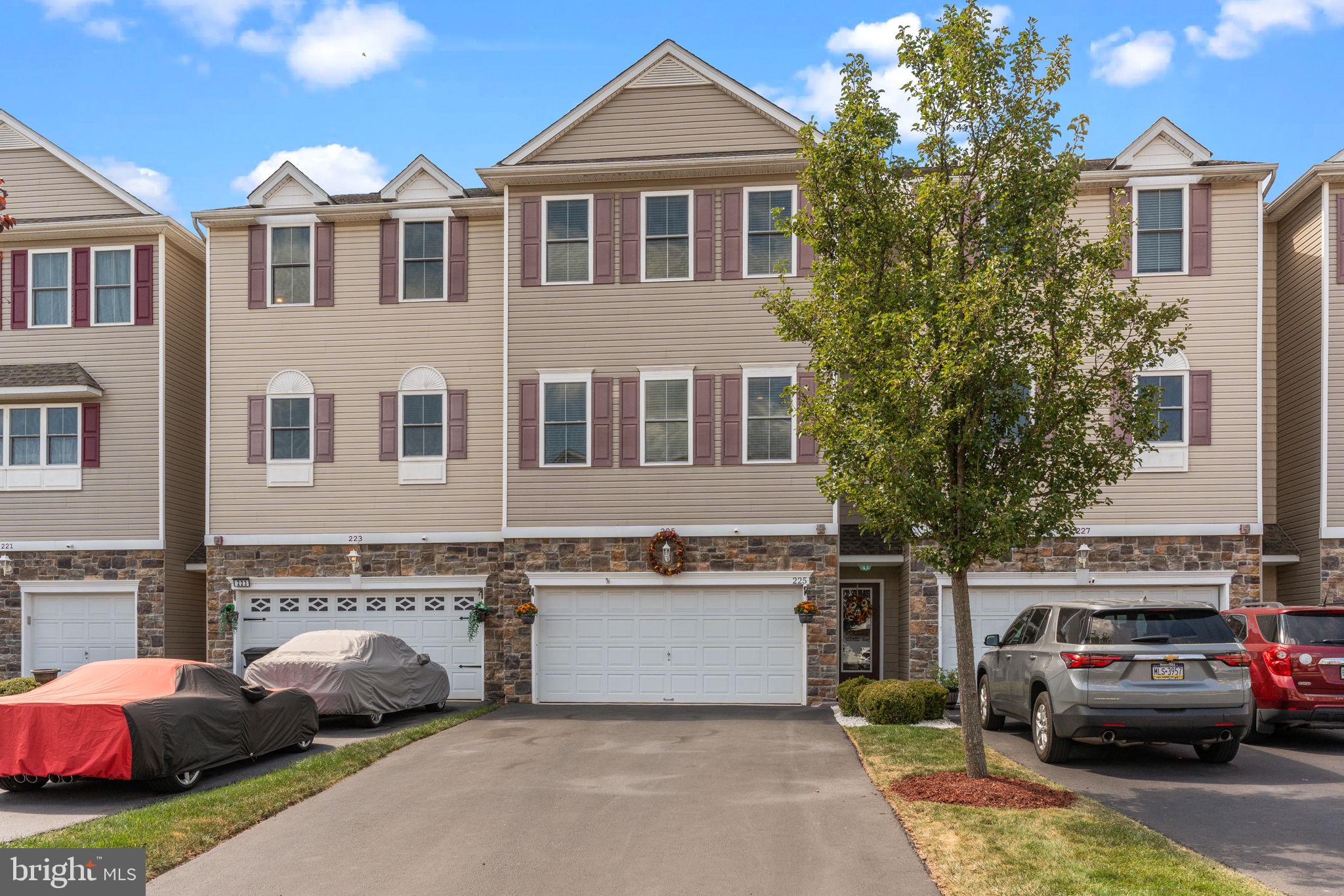 Discover the charm of this stunning 3-story townhome located in the beautiful Saddlebrook Estates in Bensalem. As you approach this home, you’ll be welcomed by a spacious 2-car garage and the largest driveway in the community for up to 6 cars. This home features 3 bedrooms, 2 full bathrooms, and 2 half bathrooms, all complemented by 9' ceilings and a fire suppression sprinkler system for added safety. The first-floor features beautiful hardwood floors and includes a welcoming living room, a convenient half bath, and a cozy sitting area that opens to a rear patio. The patio ceiling is sealed, and the deck above is equipped with a functional under-deck drainage system designed to collect and redirect water, ensuring the area underneath remains dry. Additionally, this floor offers a 2-car garage and access to the common area. The second floor features an open-concept living space. The spacious kitchen features a substantial island equipped with granite countertops, 42" cabinets, ample storage, gas cooking, and high-end stainless steel appliances. This level also includes a powder room, a dining area, and a family room, with sliding doors leading to a deck that overlooks the common area. For those hot days, the deck has a motor-operated awning. Throughout this floor, the hardwood floors, recessed lighting and high-end lighting fixtures which add an elegant touch. The third floor offers a luxurious master suite with an ensuite bath and a spacious walk-in closet. There are also two additional bedrooms served by a hall bath, along with a convenient laundry closet. This townhome is ideally located with easy access to Philadelphia, Trenton, and Princeton via I-95, the PA Turnpike, and Street Road, as well as public transit options to Philadelphia, Trenton, and New York. Nearby shopping and entertainment venues include Neshaminy and Oxford Malls, PARX Casino, Sesame Place, and Philadelphia Park, along with a variety of dining and shopping experiences.
Schedule your preview today and experience all that this exceptional home has to offer!