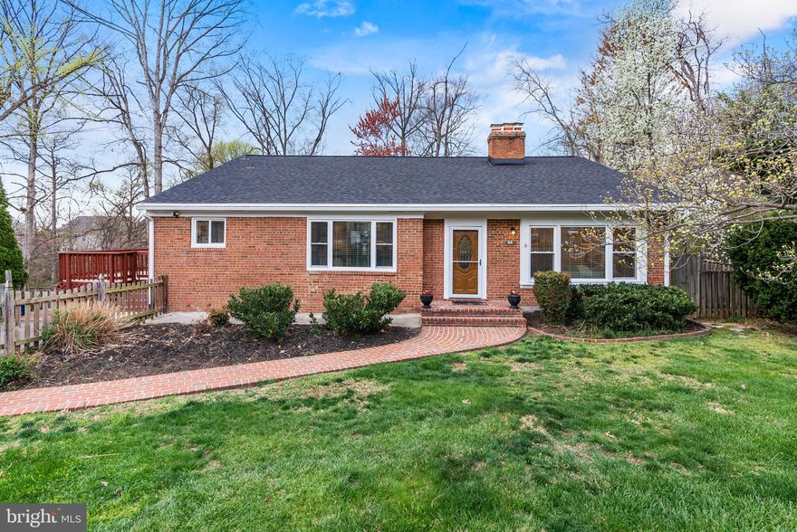 Living this close to Old Town Alexandria is a lifestyle rich with convenience and culture.  But it's rare that it also comes with a cool contemporary modern home like this one!  The charm of the picket fenced front yard is just the beginning of pride as you pull into the driveway. Of course, you may just want to bike to the King Street metro instead. Crowd favorites like Smoking Kow, Rockland's BBQ, or Pepe's Pizzeria may be great in an emergency, but when you see this kitchen, I bet you will frequent the nearby grocery store instead.  

This home is "the one" since a major renovation with meticulous detail and finishes - you just know it's something special as soon as you walk into the family room with soaring ceilings and a wood burning fireplace that calls you to gather or lounge with your laptop.  You can see all the way through the elegant dining area, into the kitchen so everyone has a front row seat to the sounds and smells that memories are made of.  Weekend brunch, chocolate chip cookies, or even a dinner party that can flow right out to the side deck.  Head downstairs one level for a sun filled Rec Room and a second fireplace, perfect for game day, movie night, play time, or home school.  A bathroom with a shower could make it a great option for guests or a workout too.  Need a quiet place to read, think or work?  Down one more level is a private office with built in bookcases.  When it's time to call it a night, retreat to the top floor with your choice of three stylish bedrooms and two full baths.  The oversized back deck and fully fenced back yard surrounded by woods will be waiting for you and your morning coffee.