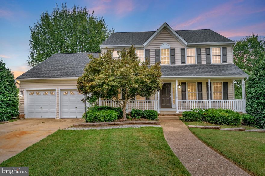 FRESH ,BRIGHT & MOVE-IN READY !  This 5 BDR 3.5 bath  Colonial has been completely painted and refreshed from top to bottom, offering a crisp like -new feel the moment you walk in.  Spacious living areas 
 and room for everyone makes this the perfect home for entertaining or everyday living.  The finished Basement adds incredible living space with a full bath, fifth BDR, an entertaining area and a Bar.  Perfect for hosting or entertaining. About  the neighborhood :Stafford Lakes Village offers community amenities such as clubhouses, swimming pools, playgrounds, and walking trails. Other features include community sports courts like tennis and basketball courts, along with scenic green spaces. The neighborhood also provides easy access to shopping, dining, and major commuter routes, VRE, making it a convenient place to live.  Note- Pictures with furniture are virtually staged.