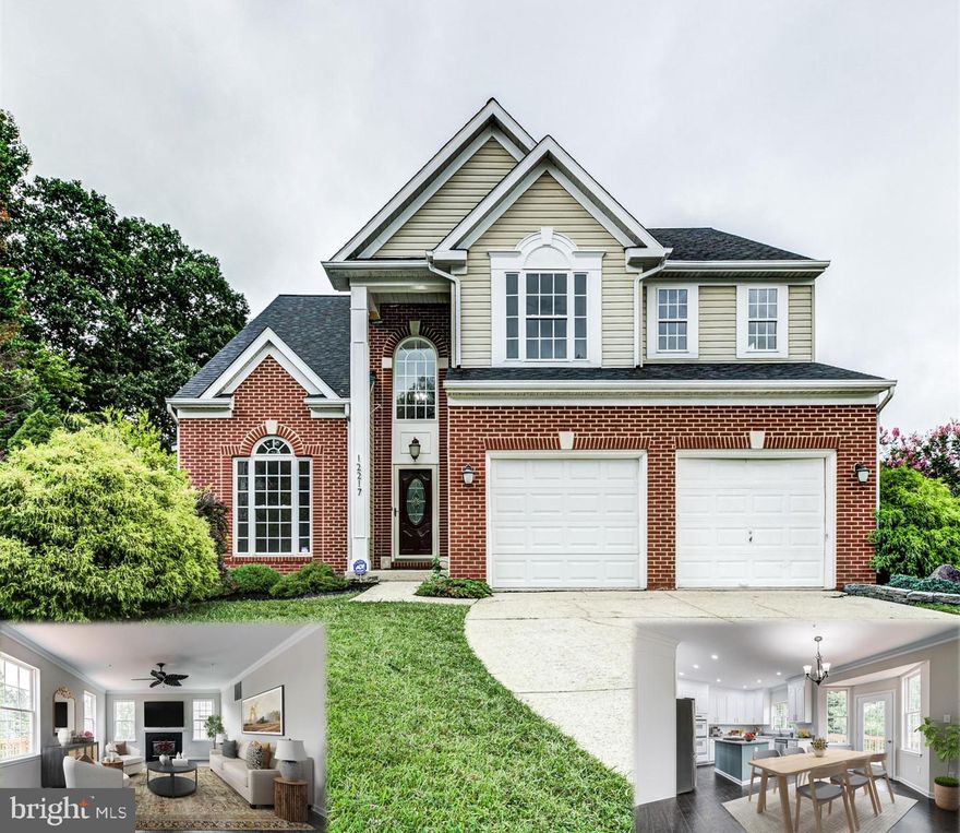 Back on the market! Buyer lost income at work and could no longer qualify for loan. Stunning Brick Front Colonial Style home, located in the highly desirable Northridge Community, that has all of the enjoyable amenities that are within walking distance. The  Community offers a large Clubhouse, Swimming Pool, Playground, Walking trails, & Tennis Courts. As you pull up to  this turn-key home that is located at the end of the cul-da-sac,  you will notice there is plenty of parking in the driveway and the 2 car garage that has 2 Brand New doors and freshly painted epoxy flooring.  Take notice to the  NEW architecural roof (2022),  Mature and well manicured lanscaping, and Newly pressure washed siding. As you enter into the foyer, you will step onto the Newly installed engineered hardwood flooring that flows throughout the main level. The foyer is complimented with high ceilings and a New lighting fixture. You will also pick up on the scent of fresh paint, as this home was just completely painted throughout. To the left of the foyer you will find yourself in the Formal living room that flows into the seperate dining room, a perfect space to use for family meals and holidays.  The main level also boosts a half bath, Large Newly renovated eat in kitchen with all NEW granite counter-tops, SS appliances, cooktop, updated cabinets with crown molding, hardware and fixtures, recessed lighting, and sliding glass doors that lead out back onto the large freshly painted and sealed deck. The Family room is open to the kitchen, making it very convenient when entertaining. The second level of the house serves 4 bedrooms with all NEW carpet, ceiling fans , light fixtures , and 2 full baths. The Master suite has a full bathroom with 2 New his and her vanites and light fixtures, Separate soak in tub, Shower, and private toilet area. Last but not least, you have the fully finished basement with a walk out level,  Newly renovated full bathroom, large room that could be used as a man cave, exercise, or rec room. There is also a bonus room large enough for a 5th bedroom, office space ,  or whatever your needs may be. There is plenty of storage space and room throughout this home  to provide yourself with the space to have everything you need at your finger tips.  This home truly has all the bells and whistles and it awaiting its new owners to enjoy.