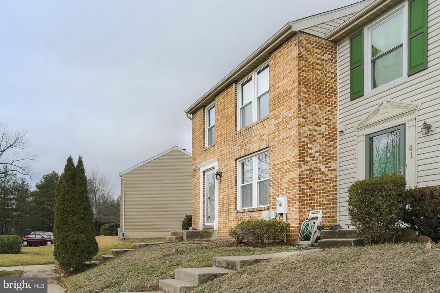 Rare EOG in Owings Mills! Quiet block w/ 2 assigned spots,big,fenced yard w/ huge deck off the open floor plan kitchen/ dining area. 3 BR, 1 1/2 bath w/ finished basement. Fresh paint & updates galore make this a move in ready great starter home with easy access to shopping, dining,795,695 & Baltimore Metro as well as the beautiful countryside just around the corner. 1 yr AHS home warranty.