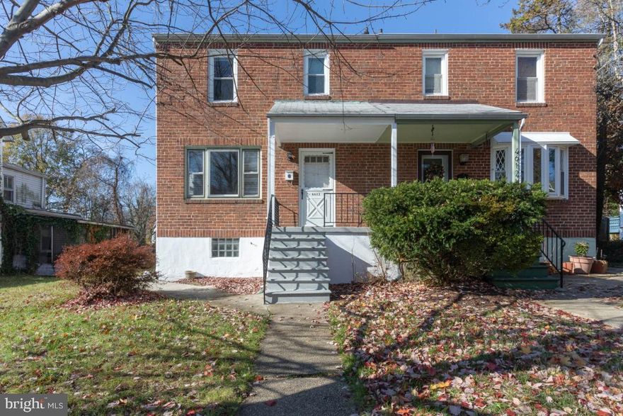 A quiet residential street remarkably close to great shopping, restaurants and transportation.  The lovely back yard is very large and perfect for gardening or play.  The front porch leads to the formal living room.  The formal dining room looks out over the quiet back yard.  Three nice bedrooms on the second floor.  The lower level is finished with two rooms that can be used as playrooms, study, crafts or offices.    A great value for this well cared for home.