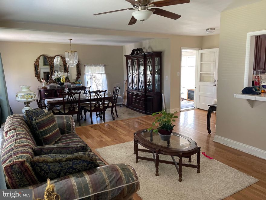 Seller is willing to credit money towards buyers closing costs!!Stunning stone rancher with many upgrades! Huge living room with fireplace and hardwood floors!  Oversized formal dining room! Sunroom! 3 ample size bedrooms and remodeled full bath with walk in shower and grab bars! Brick patio, deck and 2 storage sheds in the back yard!New Roof-2018. New windows - 2018. Kitchen remodeled in 2014. Move in condition!!