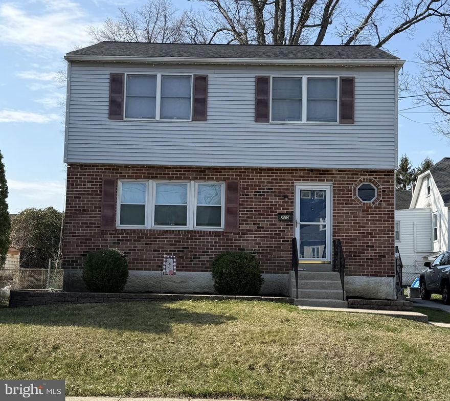 Welcome to 715 Swarthmore Ave in the heart of Folsom.  Don’t miss your opportunity to own an updated beautifully maintained, spacious, 4 bedroom, 1 full and 1 half bathroom home in the heart of Ridley School District.  This home offers a remodeled kitchen featuring custom cabinetry, wine rack, and open concept incorporating the dining room.  This space is both functional and practical for both every-day living and entertaining.  The kitchen also includes sliders heading to an oversized back deck and fenced in backyard.  The first floor also includes a living room and half bath.  The home’s layout offers comfortable living spaces, while also allowing for ample space to entertain.  Speaking of entertaining.. You must check out the fully finished basement with multiple TVs, custom bar, and even space for the children to play.  You won’t be disappointed.  
The 2nd floor includes 4 spacious bedrooms, with plenty of closet space and a full bathroom.  This home includes a remodeled kitchen (2019), finished basement, brand new roof, fenced in yard and overall is kept in perfect condition.  This is a very welcoming neighborhood, featuring a newly redone park across the street and elementary school a few blocks down the road.  
715 Swarthmore Ave gives a new buyer a great opportunity that might not be around for long.  Come check it out.