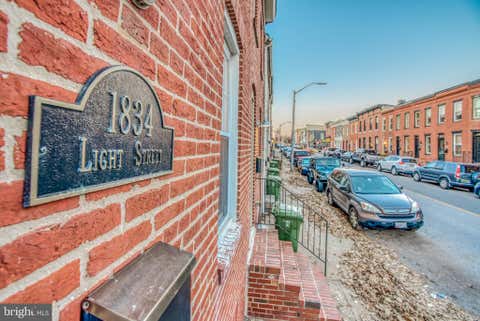 Townhouse For Rent - 1834 Light Street<br/> BALTIMORE, MD 21230