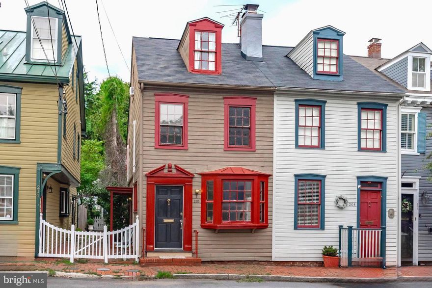 OPEN HOUSE CANCELLED, Property is now under contract. Newly renovated 3-bedroom home with modern amenities located on prestigious King George Street in the heart of Historic Annapolis!   Walkable to everything and steps from the Naval Academy gates, this home has been thoughtfully designed and updated all while preserving its original character and charm.  The main level includes an open floor plan with new hardwood floors, a wood burning fireplace, bright natural light, and custom lighting. New half bath was added to the main level which includes an elegant marble sink and crystal ceiling light fixture. The home extends to a pretty white Kitchen with custom cabinetry and hardware, quartz counters, glass mirrored backsplash, and high-end stainless-steel appliances. Enjoy hosting dinner parties or simply relaxing from the fully fenced-in rear patio. The upper 2nd & 3rd levels include three generous-sized bedrooms with full size closets, some having custom built-ins and storage, and a beautiful updated full bath. Additional owner improvements include newer AC, newer carpet, lower-level crawlspace encapsulation, and much more! This home is move-in ready and has been meticulously maintained and or / would make a wonderful investment opportunity.  King George Street is a highly desired location and known for being one of the easiest streets to park on in the Historic District.  Famous restaurants and adorable boutiques just around the corner. Walkable to the Annapolis Yacht Club, marinas, and all that this amazing town has to offer! Enjoy World class sail & powerboat shows, Navy football games, The Blue Angels air show, Parade of Lights, USNA 4th of July Fireworks, just to name a few.. You will love living here!