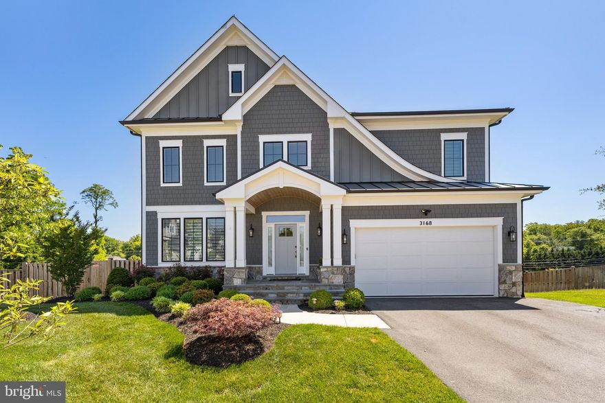 Welcome to 3168 Pond Mist Way, a turnkey-ready home built by J.D.A. Homes LLC. This modern open-concept home is less than five years old and features luxurious Mohawk hardwood flooring throughout the main floor. The formal dining area opens into the family room, breakfast room, and kitchen, creating a spacious environment perfect for hosting family gatherings. The living space includes a gas fireplace framed by granite that matches the kitchen counters, along with a custom backsplash throughout the kitchen. On the main level, there is a room that can serve as a study or office. The mudroom, located off the garage, features built-in cubbies and a large closet. Step outside to find a custom-built, large deck with built-in lights along the steps. The master bedroom includes double walk-in closets, while the master bathroom boasts a soaking tub and a large walk-in shower. Bedroom 2 has its own en suite bathroom, while Bedrooms 3 and 4 share a Jack and Jill bathroom; Room 3 features a walk-in closet. The large laundry room comes equipped with a sink and a closet, along with access to the attic, which has been insulated with energy-efficient foam. The lower level of the home includes a gym with heavy-duty rubber flooring, an additional bedroom (Bedroom 5), and a full bath, as well as a spacious recreation room. The rear entrance has a walk-out to a large, fenced-in backyard. For security, the exterior of the home is equipped with seven cameras featuring motion detectors and lights.The location offers easy access to I-66, Route 50, Route 28, the Dulles Toll Road, and the Fairfax County Parkway. Nearby amenities include Fairfax Corner, Fairfax Towne Center, Fair Oaks Mall, Reston Town Center, Fox Mill Shopping Center, and Fair Lakes Shopping Center. Additionally, Wegmans, Whole Foods, and Costco are all close by, along with convenient access to Dulles Airport.